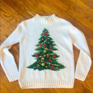Liz Claiborne 90s Mock Christmas Sweater